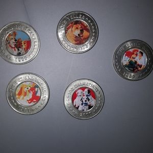 Disney Decades Coin Lot